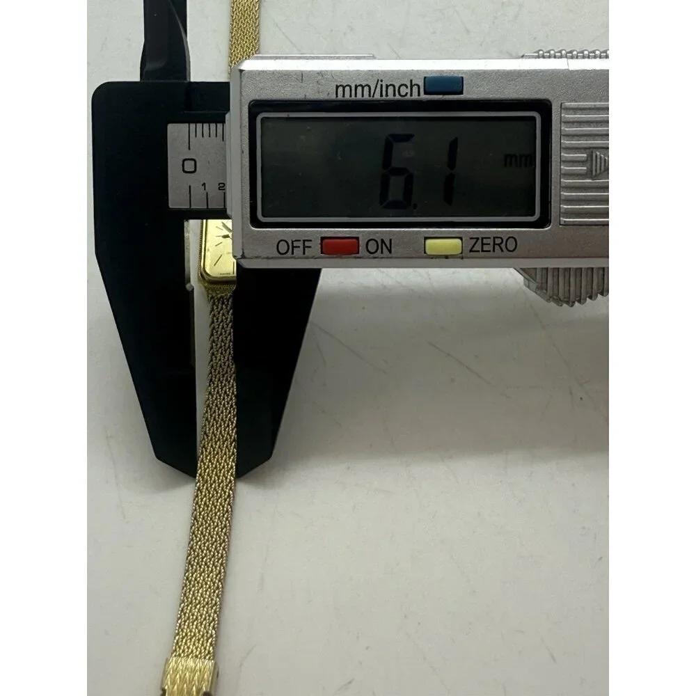 Vintage Le Gran Ladies Quartz Watch Swiss Made Gold Tone Bracelet 3181 Rectangle